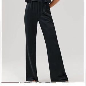 Something Navy Silk Pants